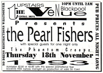 Flyer For The Venue 18/11/1993